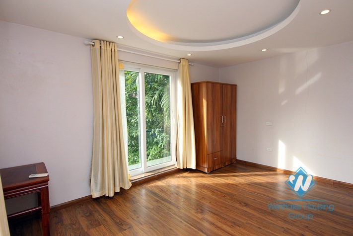 Modern garden house with furnished, 2 bedrooms for rent in Tay Ho area.